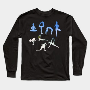 Beach Yoga Long Sleeve T-Shirt